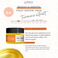 Skin401 Aydınlatıcı ve Pürüzsüzleştirici Meyve Enzim Jel Maskesi 100 ml