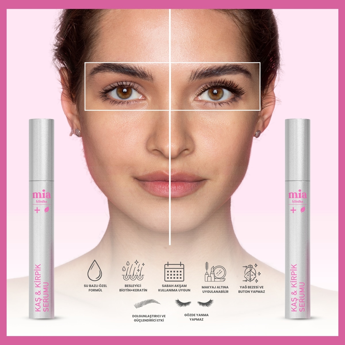  MIA KLINIKA MIA KLINIKA EXC. Mia Klinika Su Bazlı Güçlendirici Kaş&Kirpik Serumu Kiti  1 of 4 