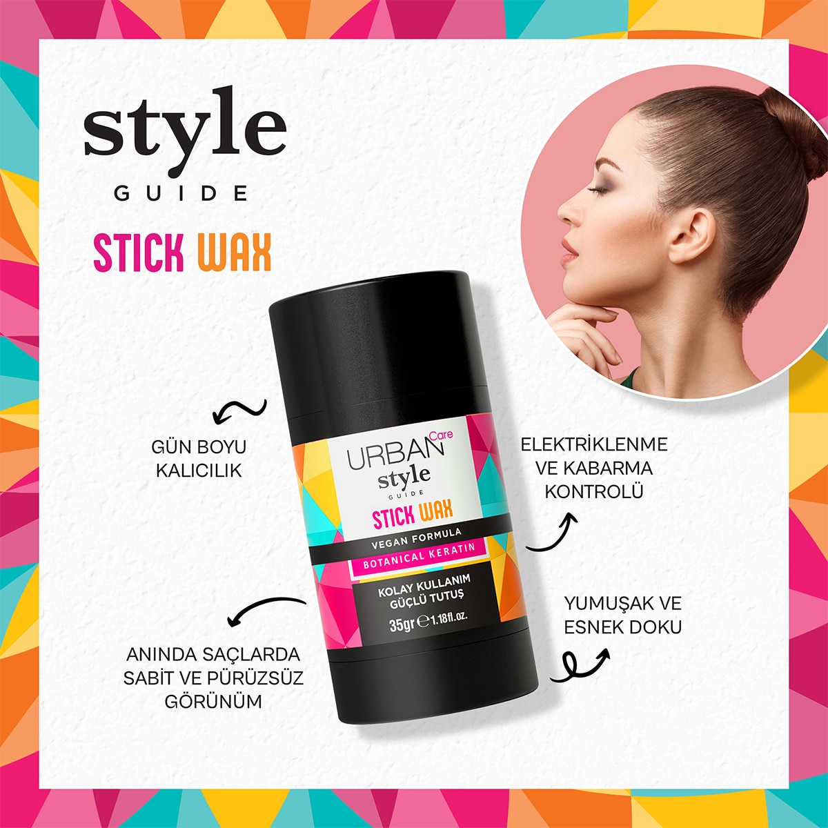 URBAN CARE Urban Care Style Guide Stick Wax 35 g 1449553 | Watsons