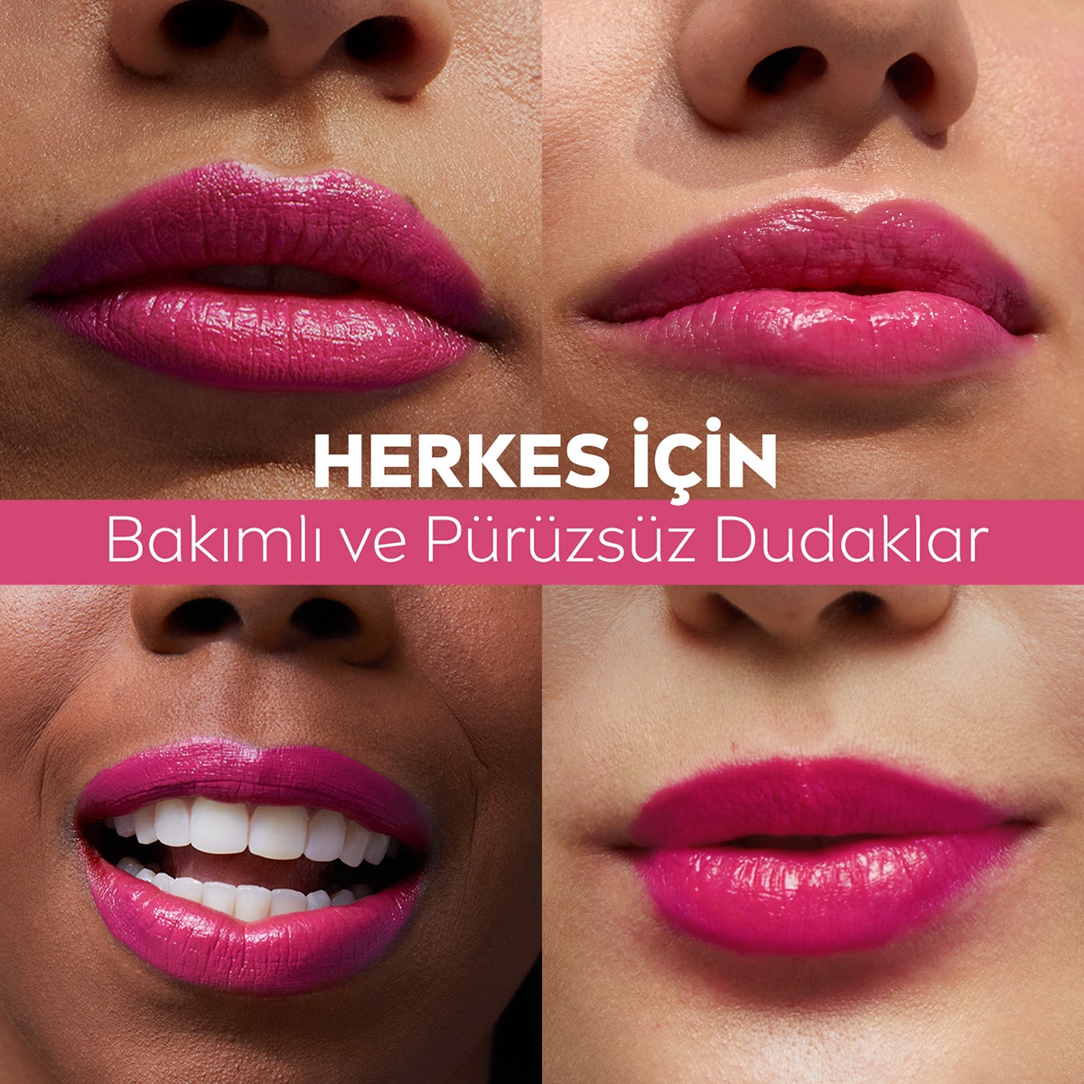  NIVEA LIP CARE NIVEA LIP CARE Nivea Renkli Dudak Bakım Kremi Pembe 4,8 g SPF30 E Vitamini Dudak ve Yanaklar İçin  1 of 6 
