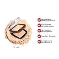 Deborah 24Ore Compact Long Lasting Fondöten 01G L.Beige