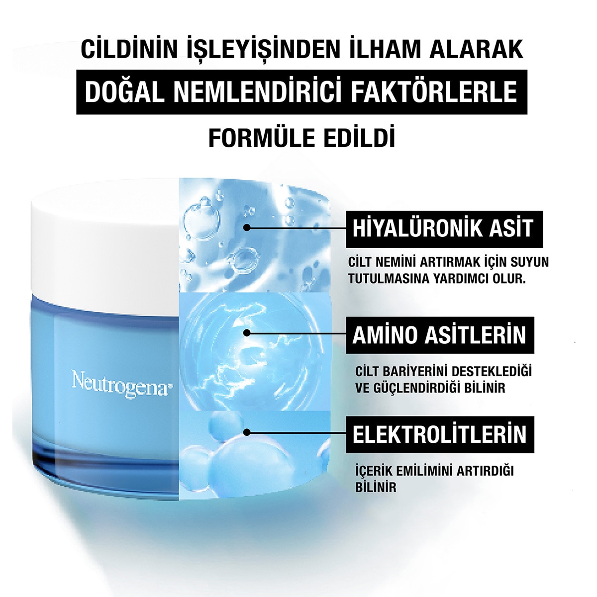 NEUTROGENA NEUTROGENA Neutrogena Hydro Boost Water Gel Nemlendirici Normal Ciltler 50 ml 1 of 6