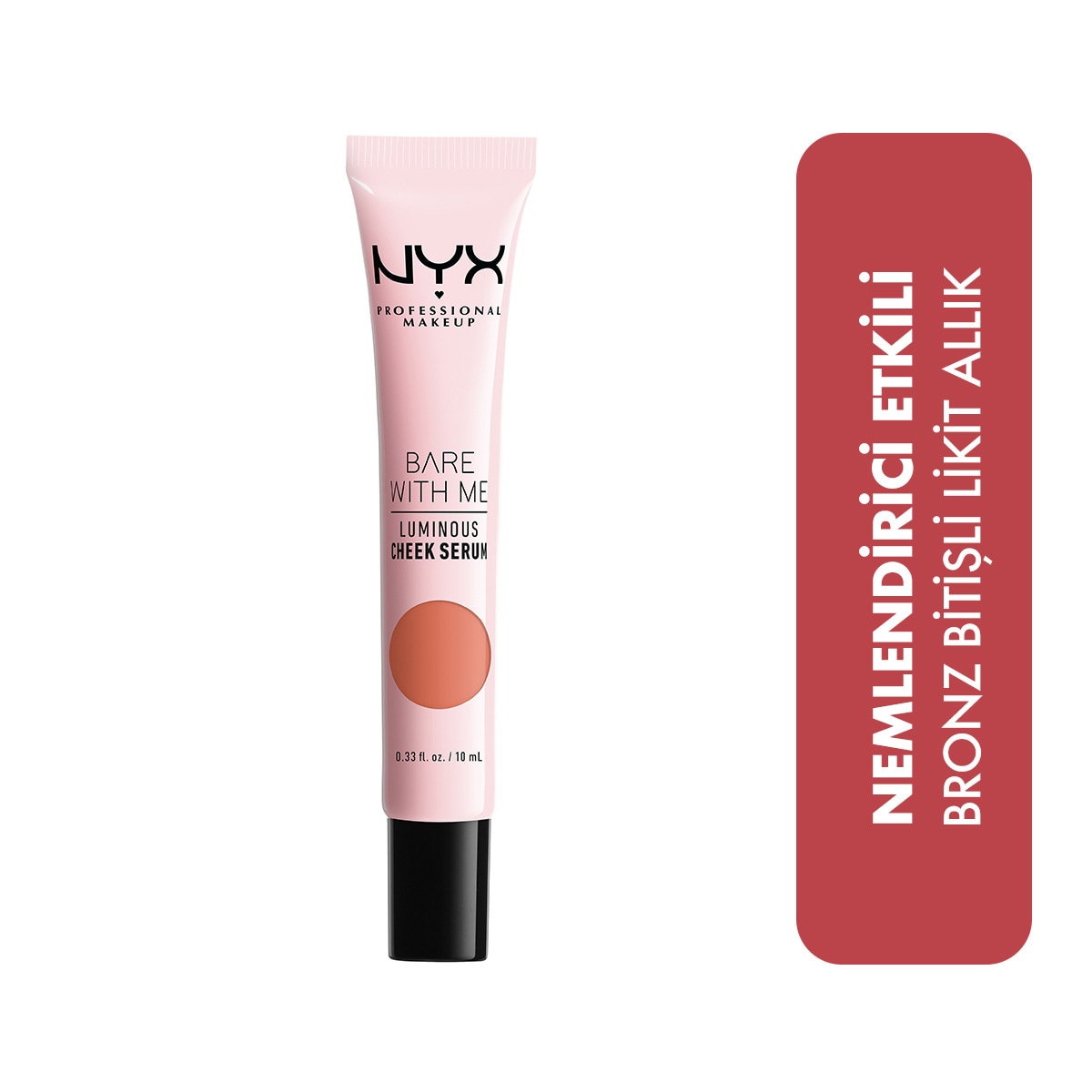  NYX NYX Nyx Professional Makeup Bare With Me Luminous Cheek Serum Allık Peach Bronze  1 of 5 