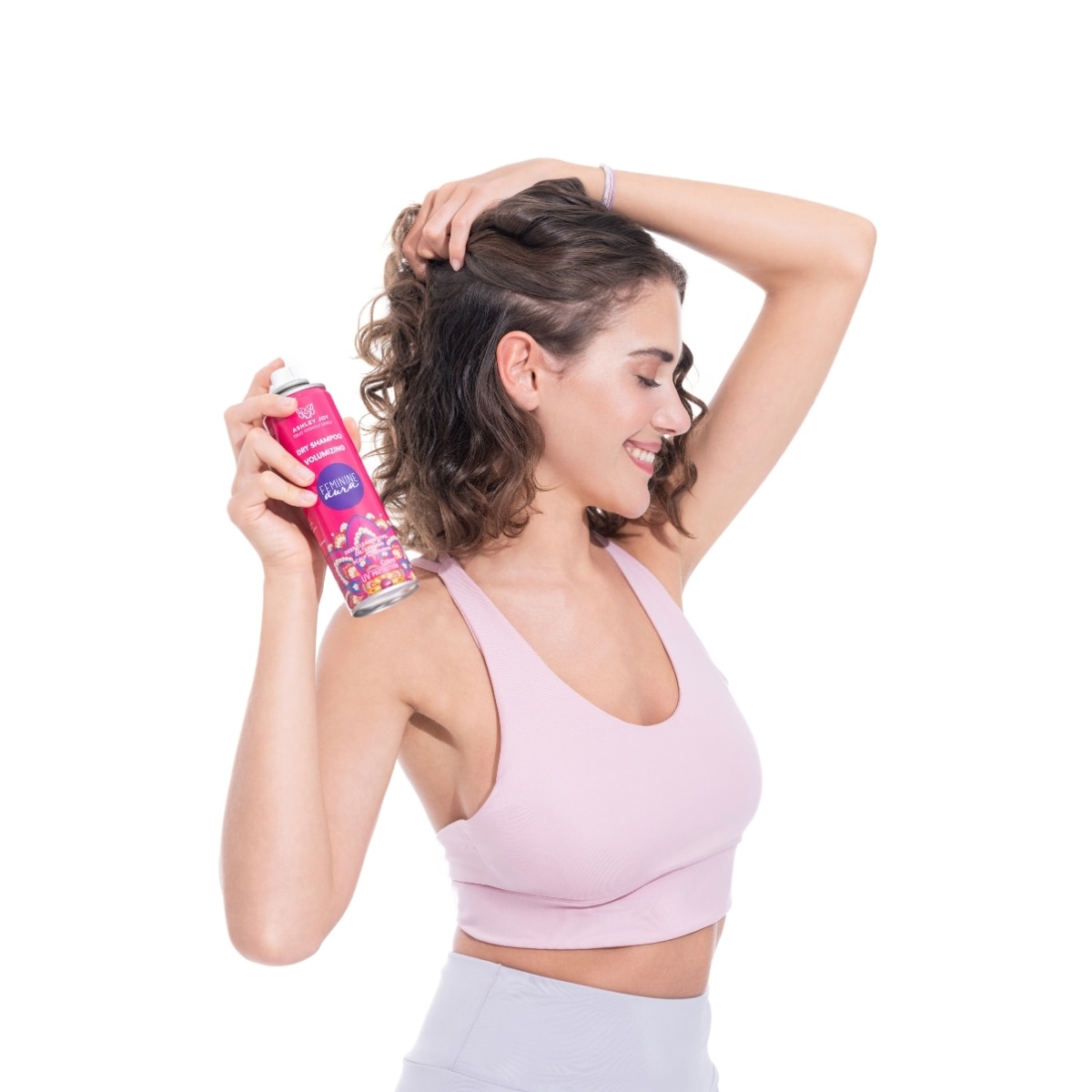  ASHLEY JOY ASHLEY JOY Ashley Joy Feminine Aura Saç Parfümü Etkili Hacim Kuru Şampuan 200 ml  1 of 8 