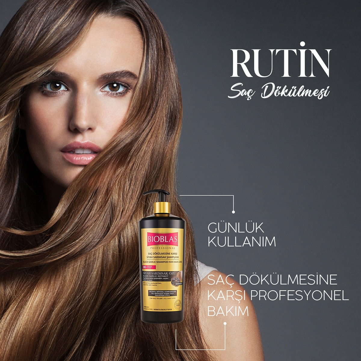 BIOBLAS BIOBLAS Bioblas Professional Siyah Sarımsak Şampuanı 1000 ml 1 of 6