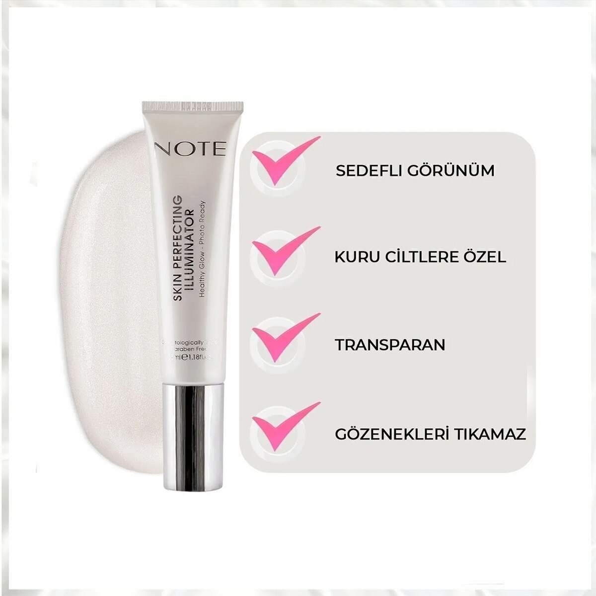  NOTE NOTE Note Skin Perfecting Illuminator Makyaj Bazı  1 of 4 
