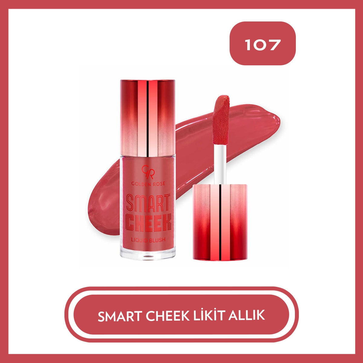 GOLDEN ROSE GOLDEN ROSE EXC. Golden Rose Smart Cheek Likit Allık 107 1 of 7