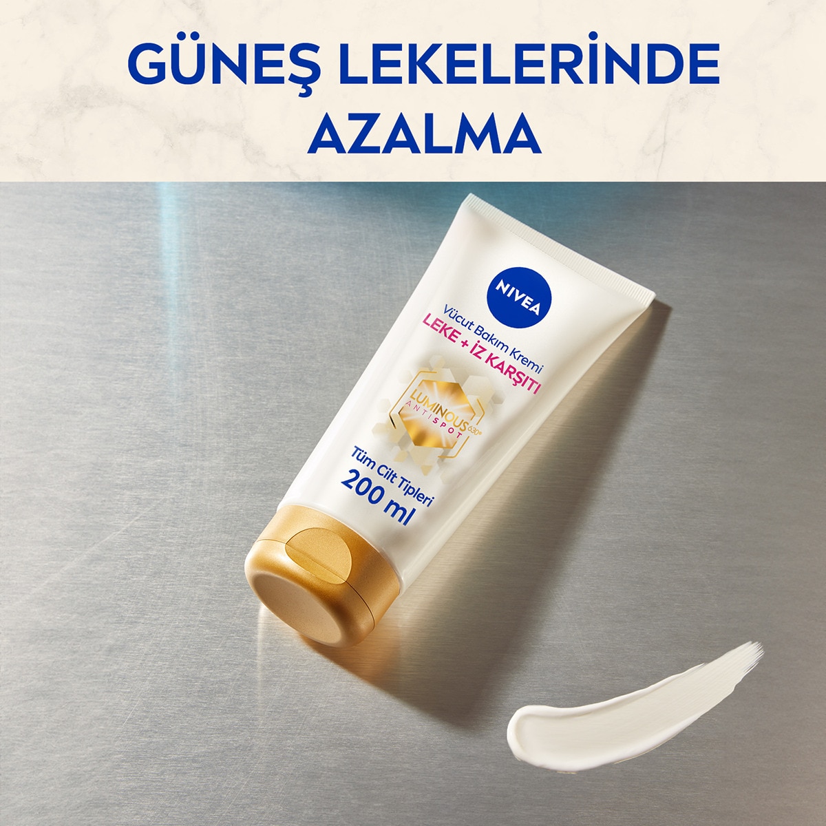 NIVEA BODY NIVEA BODY Nivea Luminous630 Leke ve İz Karşıtı Nemlendirici Vücut Bakım Kremi 200 ml 1 of 13