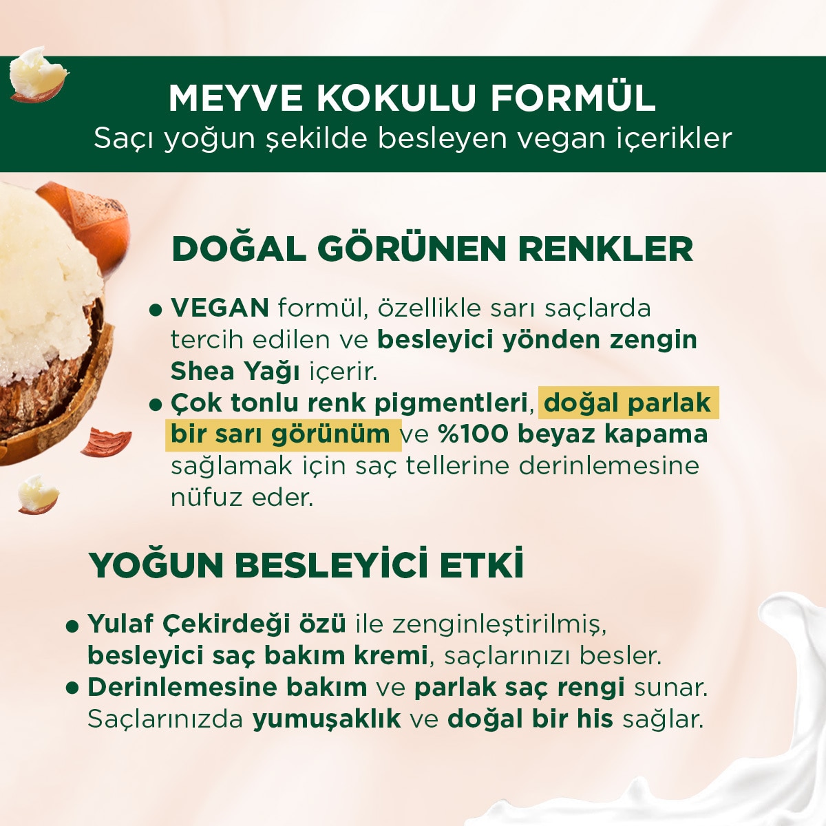  PALETTE NATURAL COLORS PALETTE NATURAL COLORS Palette Kalıcı Doğal Renkler Saç Boyası 7-0 Kumral  1 of 10 