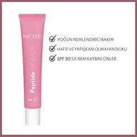 Note Peptide Glow SPF 30 Nemlendirici ve Parlatıcı Renkli Dudak Balmı Pink Sugar 03