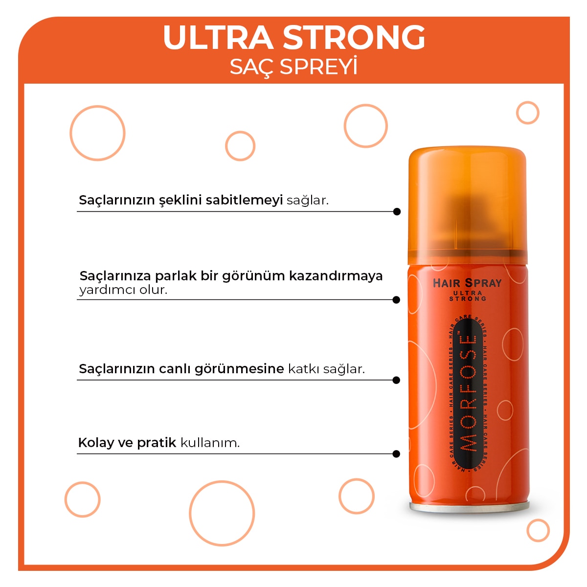 MORFOSE MORFOSE Morfose Ultra Strong Saç Spreyi 75 ml 1 of 5
