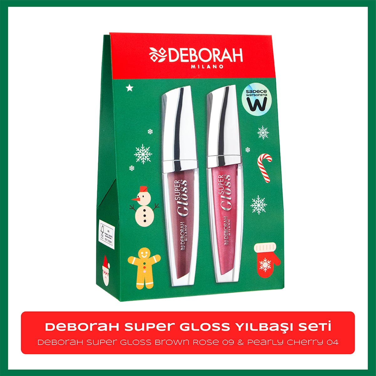 DEBORAH DEBORAH Deborah Yılbaşı Super Gloss Set 09&04 2'li 1 of 4