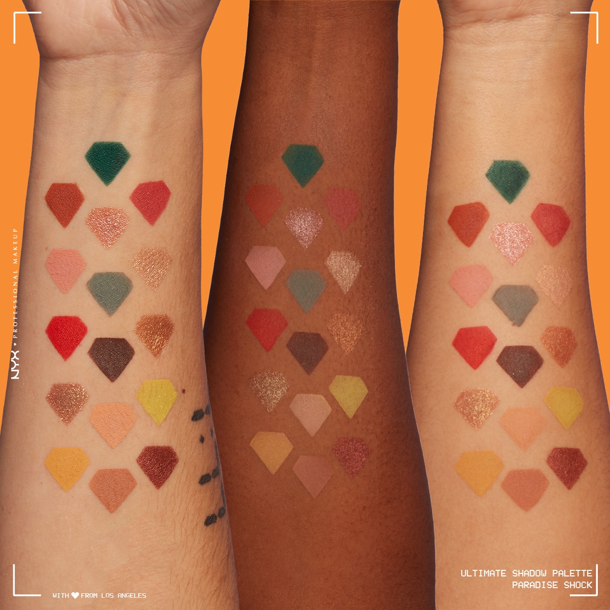  NYX NYX Nyx Professional Makeup Ultimate Shadow Palette Paradise Shock Göz Farı Paleti  1 of 7 