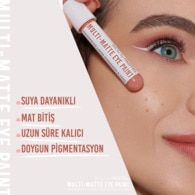 Show By Pastel Multi-Matte Eye Paint Waterproof Mat Likit Far ve Eyeliner 80 Real One