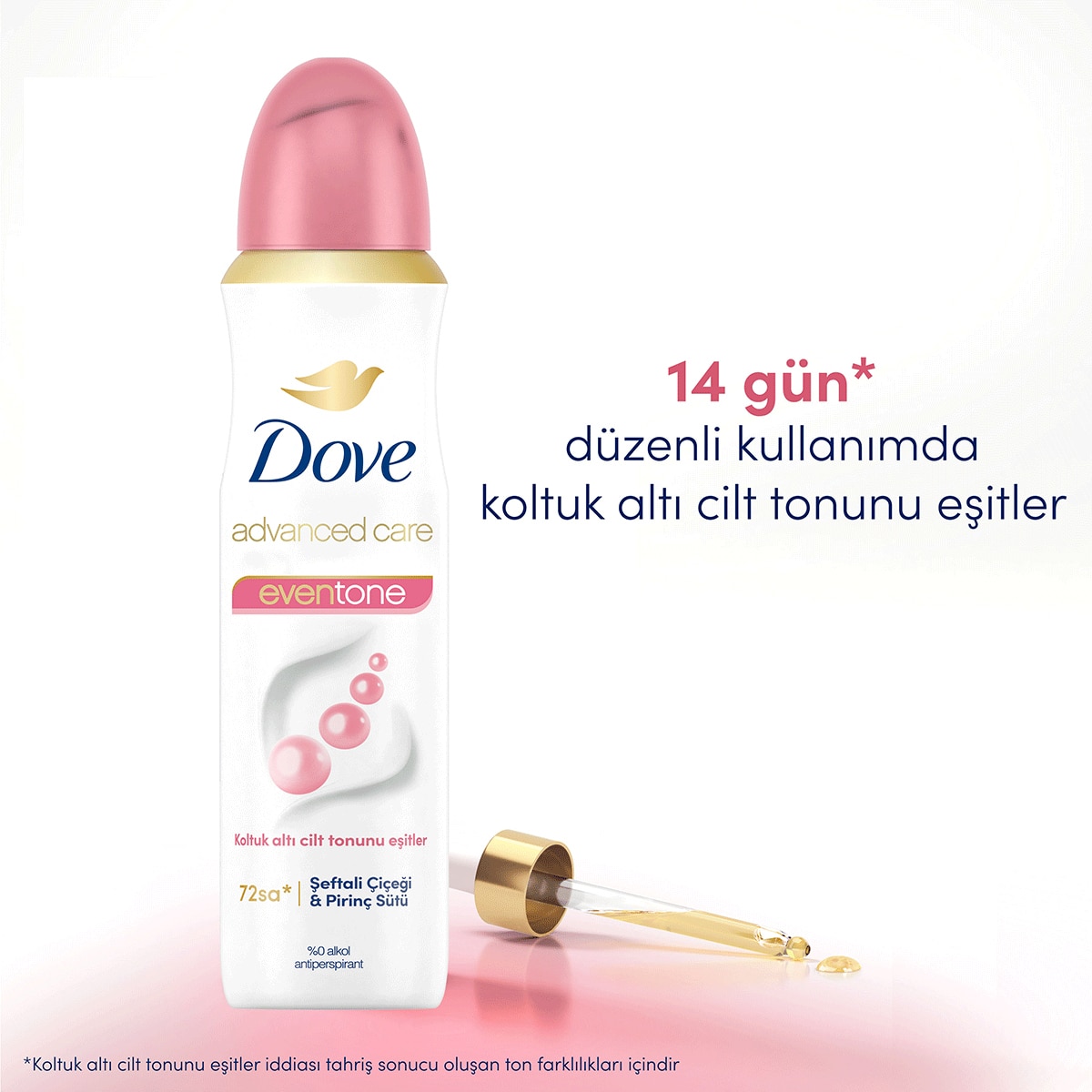  DOVE DOVE Dove Kadın Sprey Deodorant Eventone Kalendula Özü 150 ml  1 of 11 