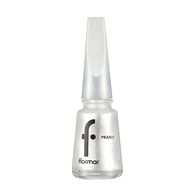  FLORMAR FLORMAR Flormar Pearly Yarı Transparan & Parlak Bitişli Sedefli Oje No: 201 Luxury White  1 of 5 