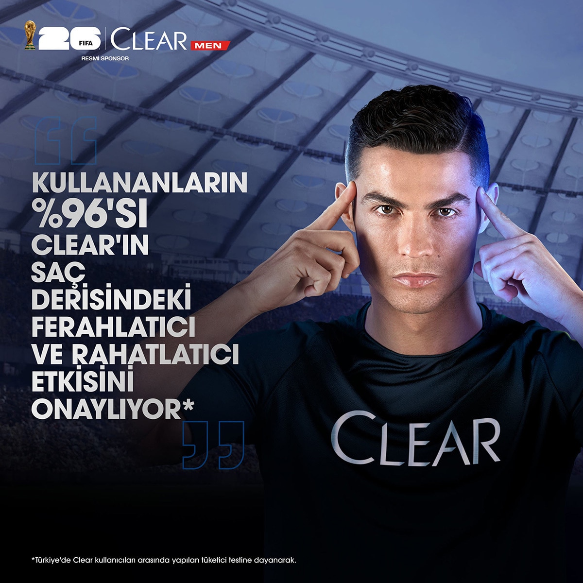 CLEAR CLEAR Clear Men Kepeğe Karşı Etkili Şampuan Legend By CR7 350 ml 1 of 13