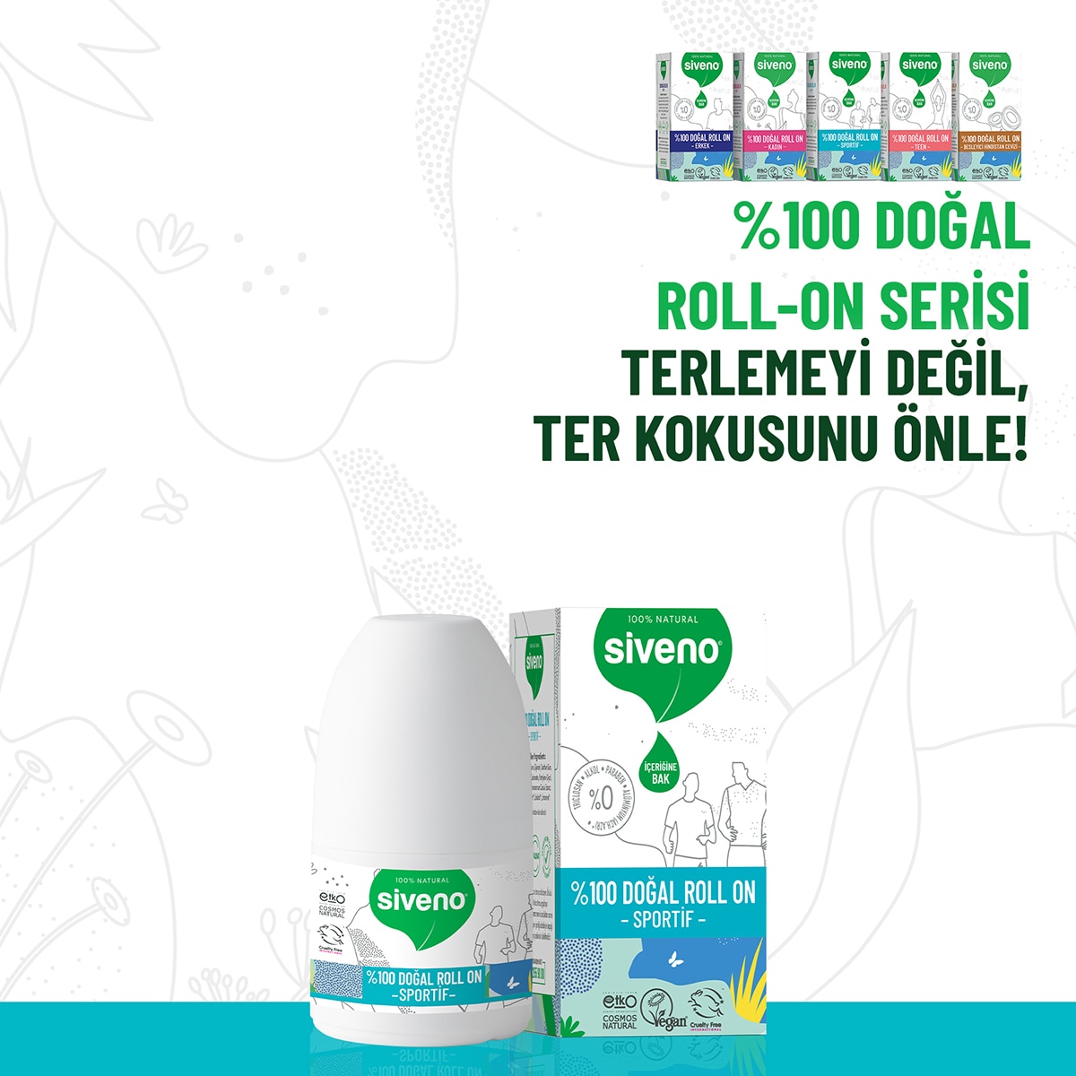  SIVENO SIVENO Siveno Doğal Roll On Sportive 50 ml  1 of 7 