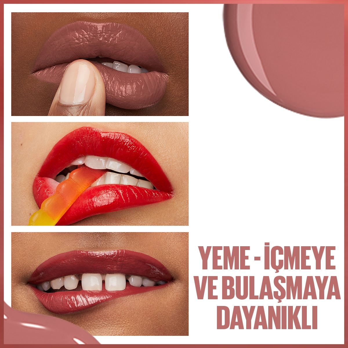  MAYBELLINE MAYBELLINE Maybelline New York Super Stay Vinyl Ink Likit Parlak Ruj 95 Captivated  1 of 7 