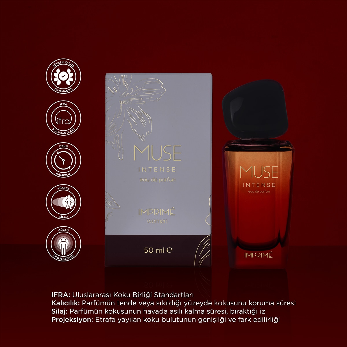  Imprime IMPRIME EXC. Imprime Muse Intense Kadın EDP Parfüm 50 ml  1 of 7 