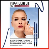L'Oreal Paris Infaillable Automatic Jel Göz Kalemi Mavi