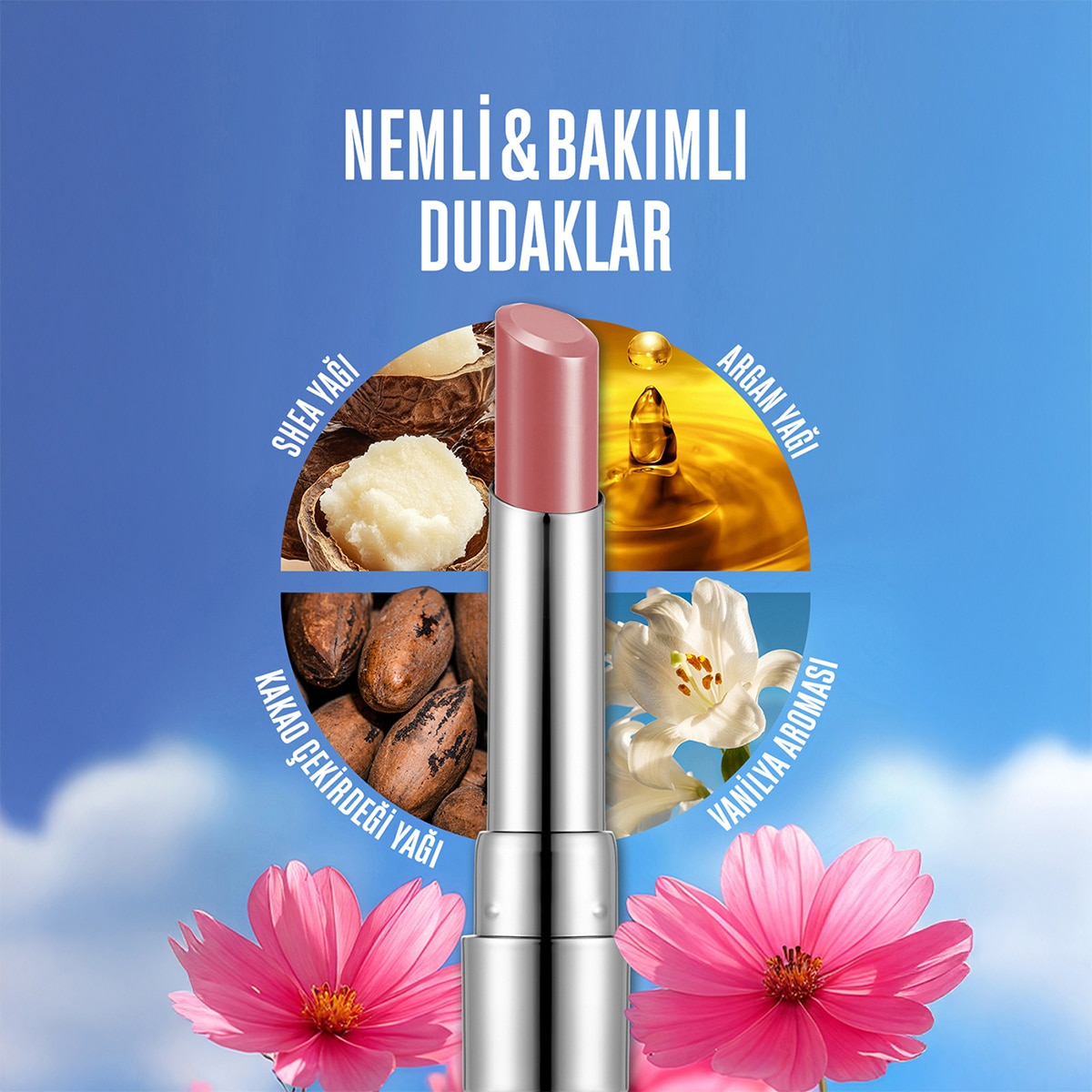 FLORMAR FLORMAR Flormar Sheer Up Ruj No: 015 Go For Bordeaux 1 of 9