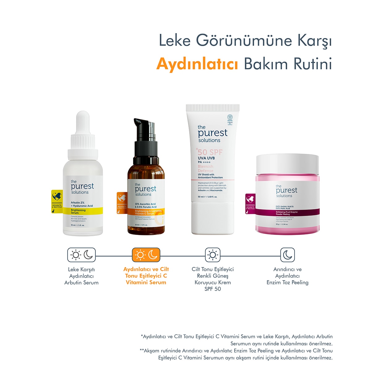 THE PUREST SOLUTIONS THE PUREST SOLUTIONS The Purest Solutions Aydınlatıcı Serum 30 ml 1 of 6