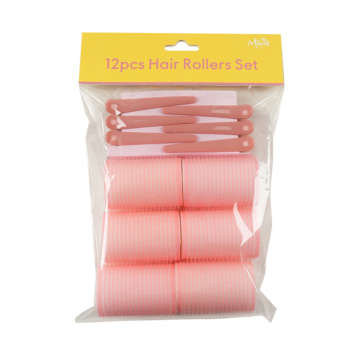 MIINE MIINE Miine Basic Bigudi Tokalı Pembe 12'li 1 of 5