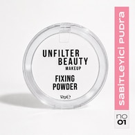  UNFILTER UNFILTER BEAUTY Unfilter Beauty Fixing Pudra No: 01 Transparan  