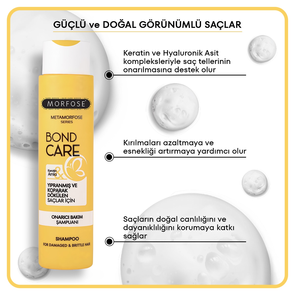 MORFOSE MORFOSE Morfose Metamorfose Onarıcı Bakım Şampuanı 400 ml  1 of 7 