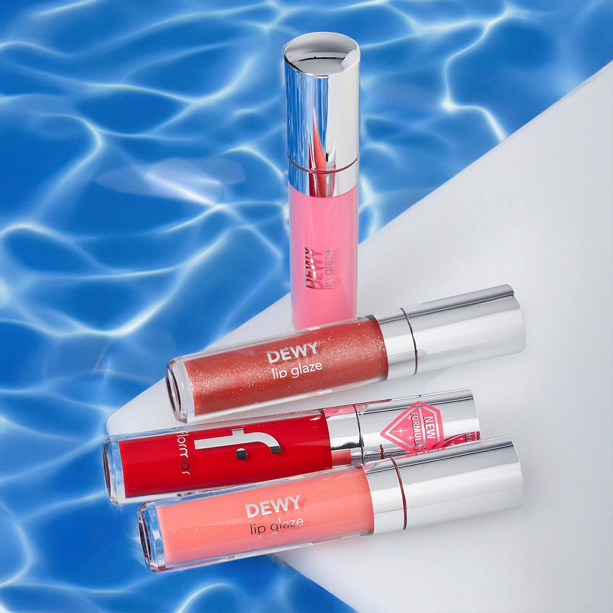  FLORMAR FLORMAR Flormar Dewy Lip Glaze Nemlendirici Dudak Parlatıcısı No: 021 Shine Today  1 of 8 