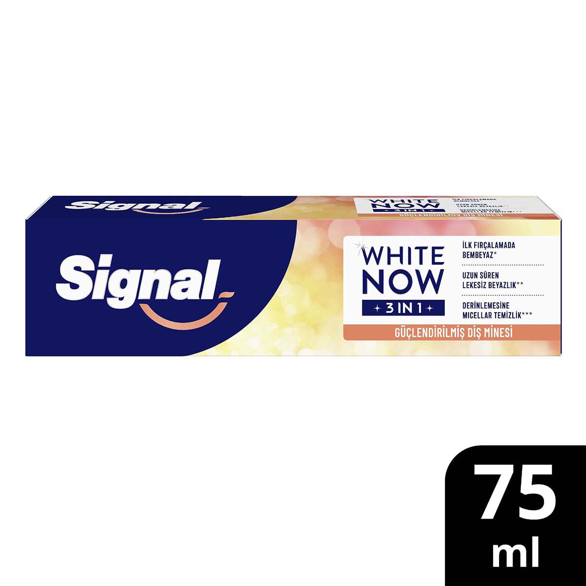 SIGNAL SIGNAL Signal White Now 3in1 Shine With Care Diş Macunu 1 of 6