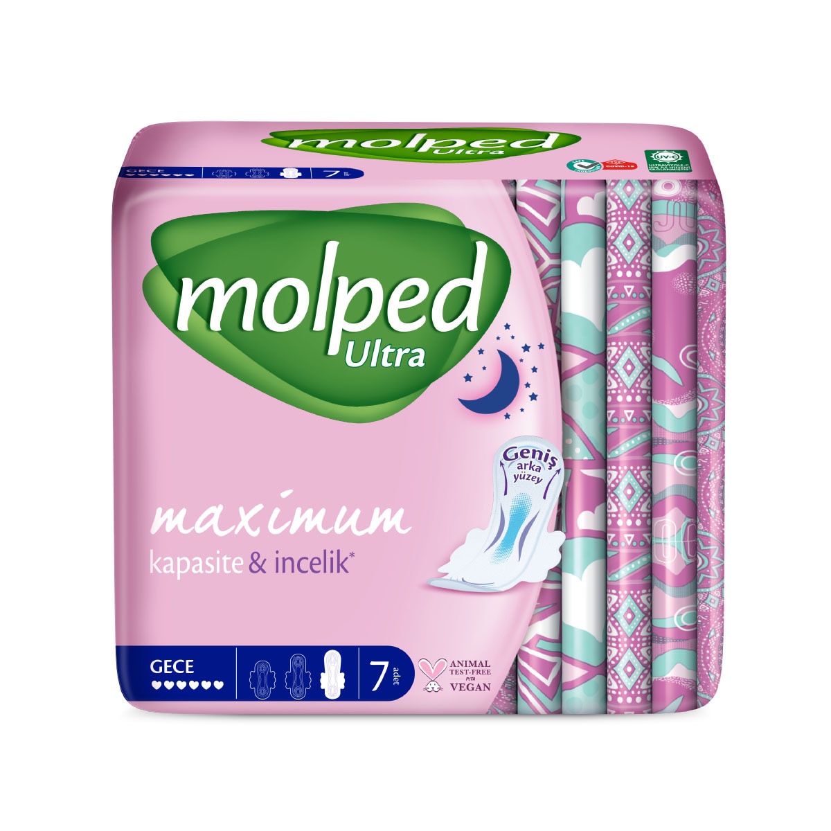  MOLPED MOLPED Molped Ultra Anatomik Tekli Gece 7 Adet  1 of 3 