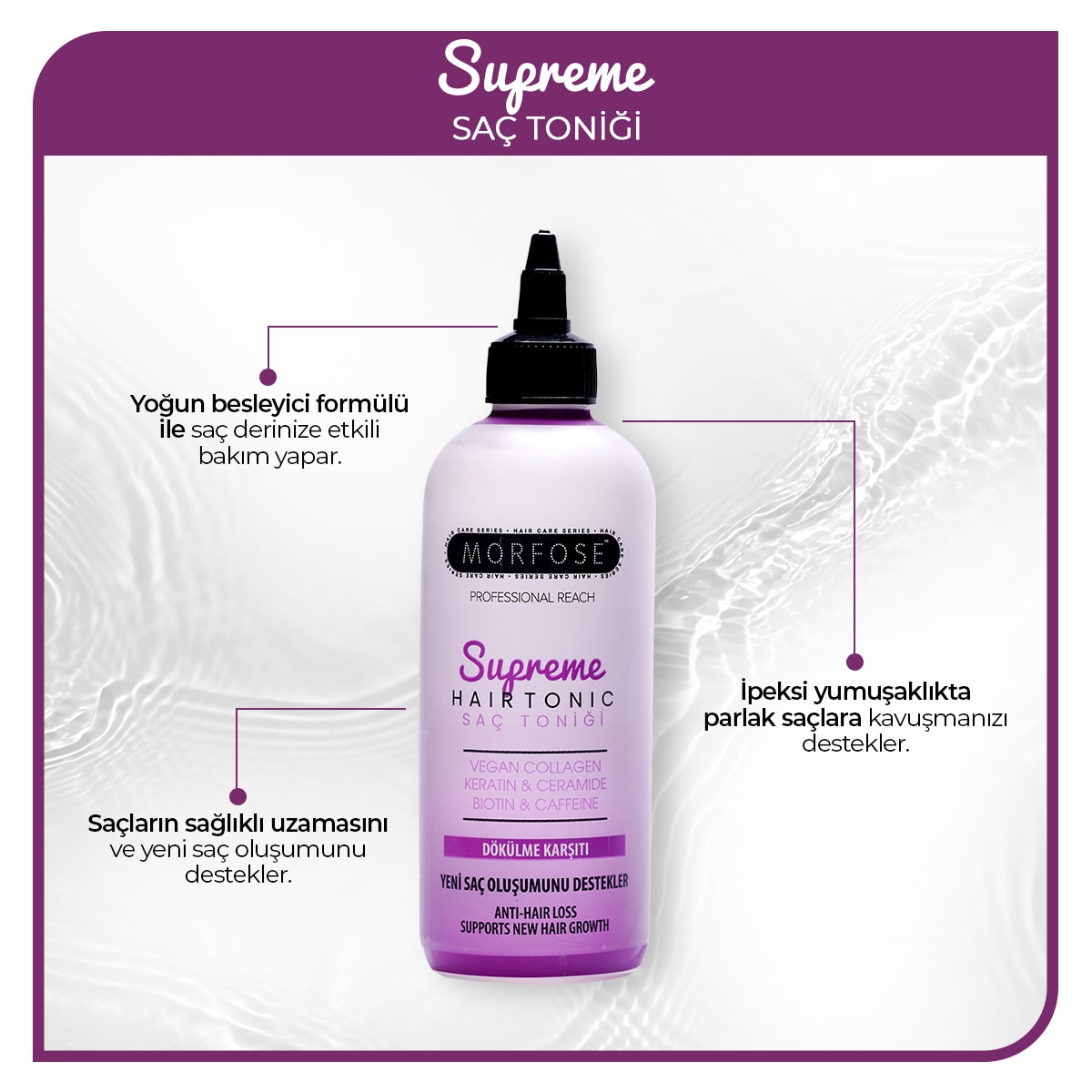  MORFOSE MORFOSE Morfose Supreme Saç Toniği 300 ml  1 of 5 