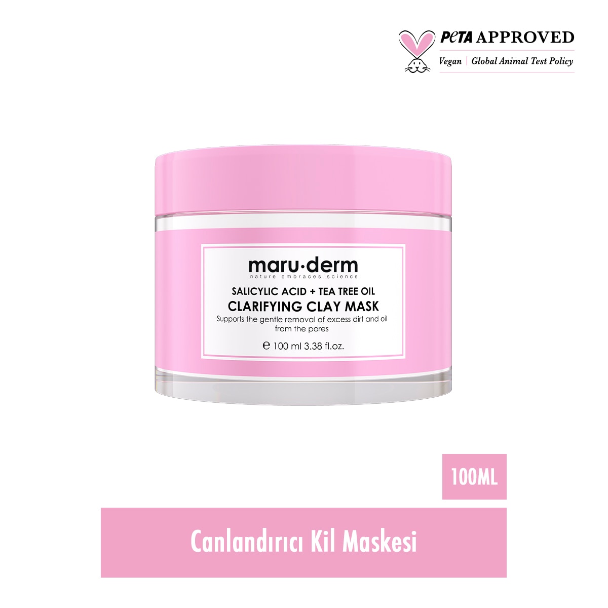  MARUDERM EXC. MARUDERM Maruderm Salisilik Asit + Çay Ağacı Yağı Kil Maskesi 100 ml  1 of 2 