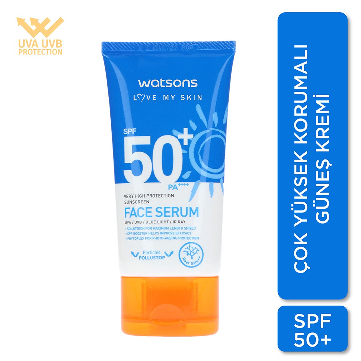  WATSONS WATSONS Watsons Çok Yüksek Korumalı Yüz Güneş Koruyucu Spf50+ 50 ml  1 of 1 Watsons Çok Yüksek Korumalı Yüz Güneş Koruyucu Spf50+ 50 ml