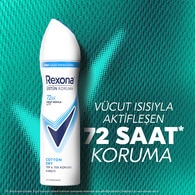 REXONA REXONA Rexona Kadın Sprey Deodorant Cotton Dry 72 Saat Kesintisiz Üstün Koruma 150 ml 1 of 9