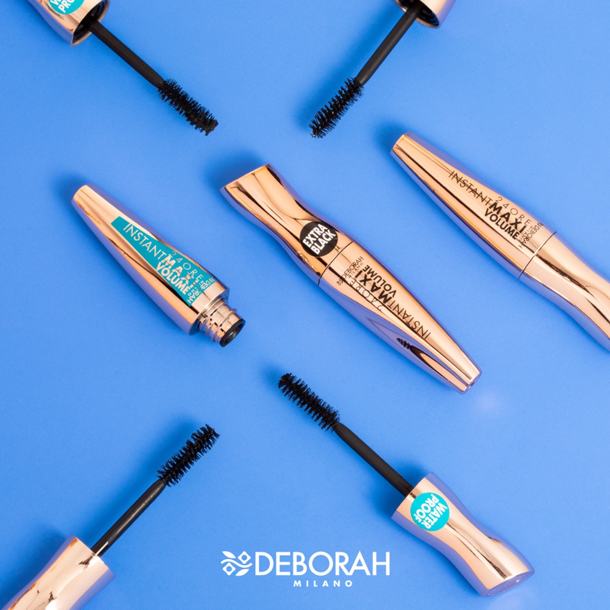  DEBORAH DEBORAH Deborah 24Ore Instant Maskara Maxi Volume Pomegranate  1 of 2 