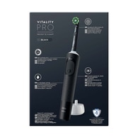 Oral-B Şarjlı/Elektrikli Diş Fırçası Vitality Pro 2'li Siyah&Lila Avantaj Paketi