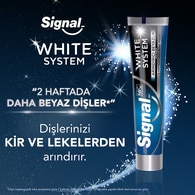 Signal White System Diş Macunu Arındırıcı Beyazlık Aktif Karbon 75 ml
