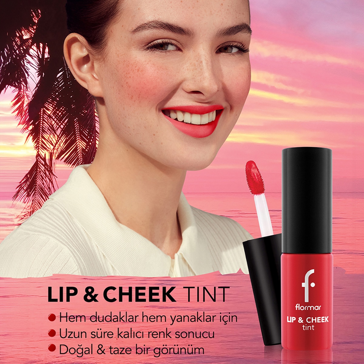  FLORMAR FLORMAR Flormar Lip&Cheek Tint No: 003 Apricot Marmealade  1 of 8 