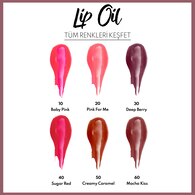 Note Lip Oil Nemlendirici ve Parlatıcı Dudak Bakım Yağı 30 Deep Berry Mor