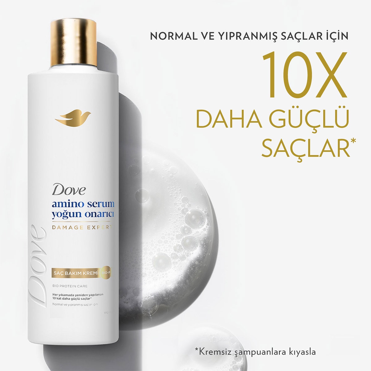 DOVE DOVE Dove Saç Bakım Kremi Yoğun Onarıcı 350 ml 1 of 11