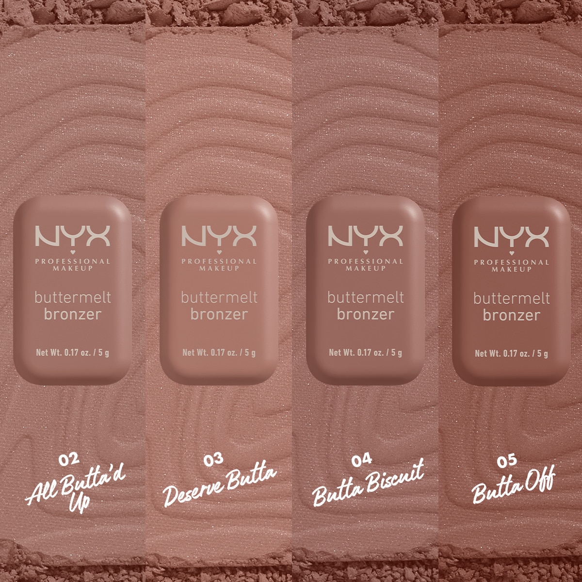 NYX NYX Nyx Professional Makeup Buttermelt Bronzer 02 All Buttad Up 1 of 8