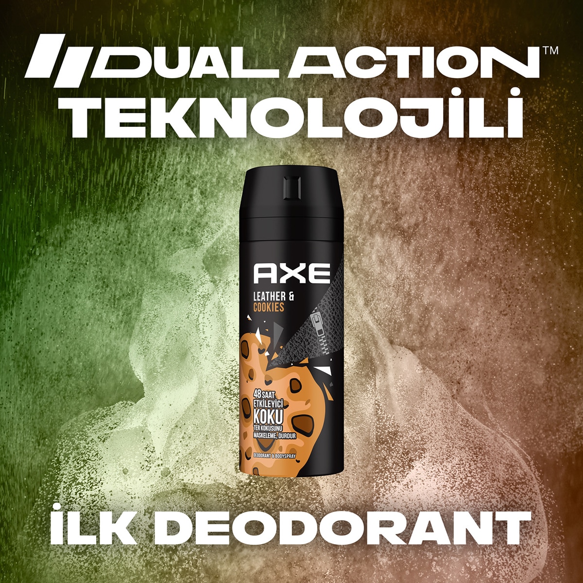 AXE AXE Axe Erkek Deodorant Sprey Leather & Cookies 150 ml 1 of 9
