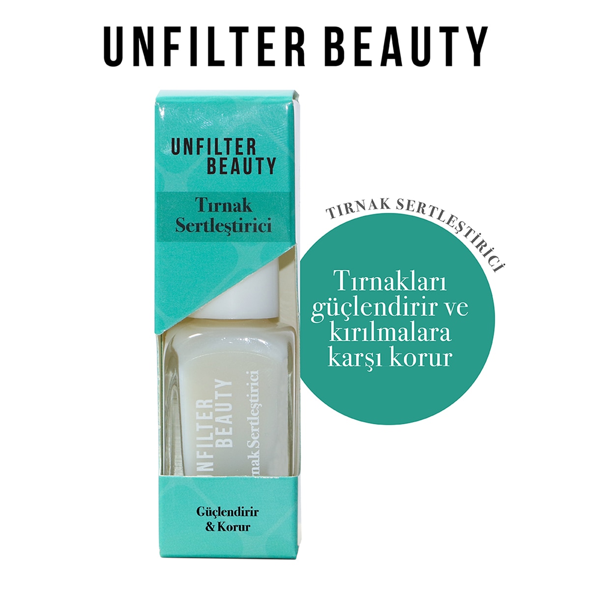 UNFILTER UNFILTER BEAUTY Unfilter Beauty Tırnak Sertleştirici 12 ml 1 of 4