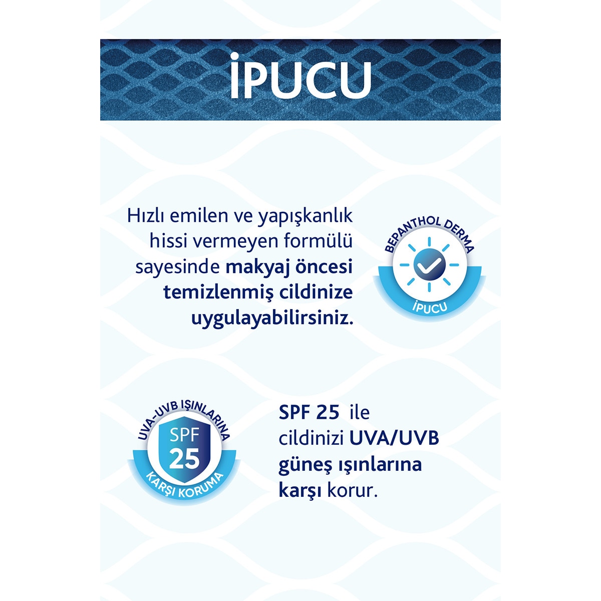  BEPANTHOL BEPANTHOL Bepanthol Derma Yüz Bakım Kremi Nemlendirici ve Besleyici Spf 25 50 ml  1 of 9 