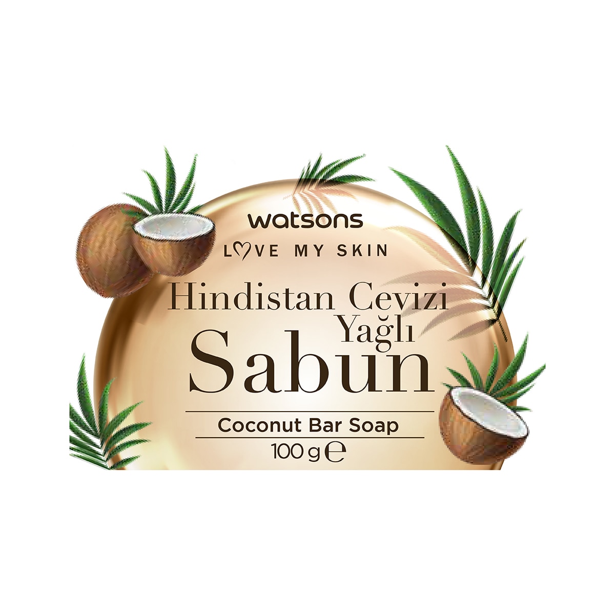 WATSONS WATSONS Watsons Hindistan Cevizi Yağlı El Sabunu 100 g 1 of 3