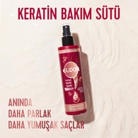 Elidor Sıvı Saç Bakım Sütü Brezilya Keratin Terapisi Hidrolize Keratin Marula Yağı E Vitamini 200 ml