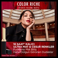 L'Oreal Paris Color Riche Intense Volume Mat Ruj No: 346 Rouge Determination
